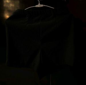 Black Skort with Buttons