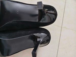 Black Suede Kitten Pumps