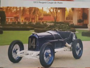 Vintage Autograph Book with 4 antique Car fotos