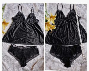 Black Lace Lingerie Set