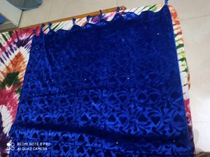 Royal Blue Lace Fabric
