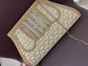 Elegant Clutch with Chain Strap
