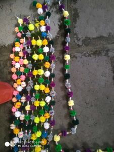 Pompom Bead Hangings