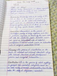 Class 11 Biology Handwritten Notes