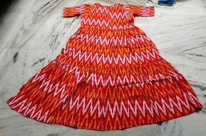 ❤️🧡ikkat Ethnic Gown
