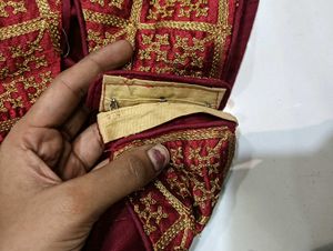 Embroidered Red Blouse