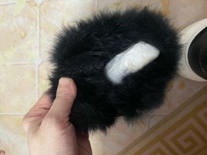 Gucci Fur Trim High-Top Sneakers