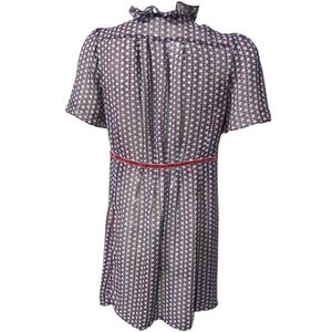 Chic Printed Button-Up Mini Dress