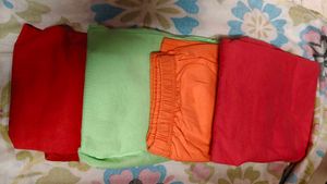 Bundle of Four Colorful churidar laging