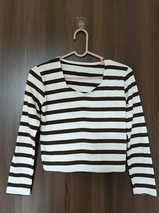 Striped Long Sleeve Top