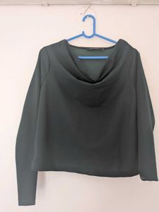 French collection emerald green top
