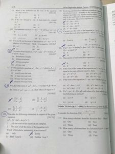 NDA/NA Mathematics Previous Year Solved Papers