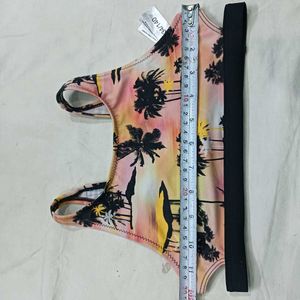 Tropical❤️‍🔥 Sunset Bikini Top