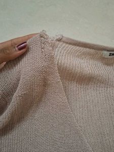 Cream Button-Up Cardigan