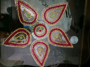 Home Made Decorations For Festivals Rangoli