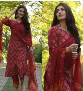 Beautiful Red Ethnic Kurta Set