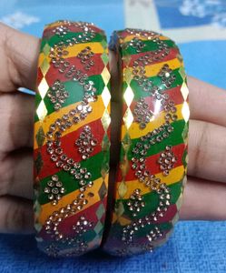 Rajasthani / Marwadi Multicolor Lac Kada