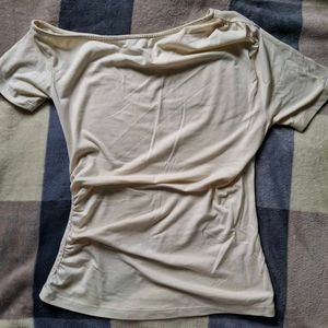 Off-Shoulder Ruched Top