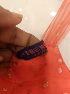 Sparkly Coral Tulle Dress