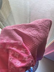 amazing pink kurta set