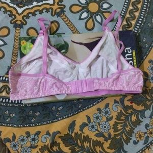 Stylish pink bra
