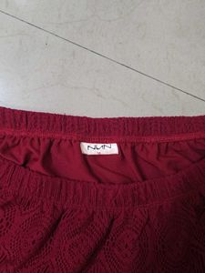 Chic Lace Skater Skirt