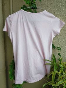 Cute Cherokee Graphic Pink  T-shirt
