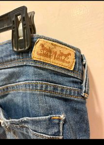 Levi's Distressed Denim Shorts
