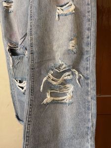 Distressed Light Wash Jeans