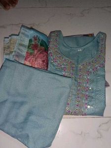 "Turquoise Temptation" kurta set