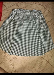 Gingham Check Mini skirt