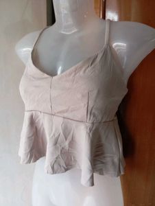 Stylish Peplum Camisole Top