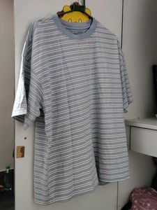 Blue Striped Long Sleeve T-Shirt