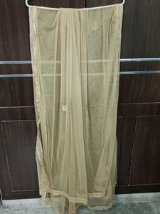 Women Beige Net Duppata