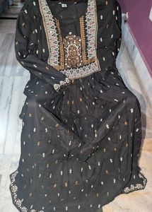 Women's Black Beautiful Kurta