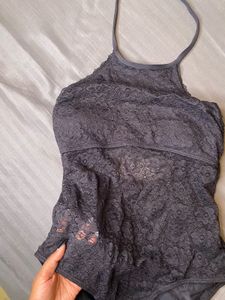 Black Lace sexy bodysuit