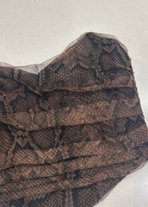 zara Snake Print Corset Top