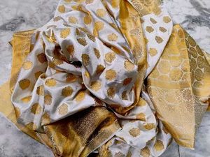 white pure silk saree