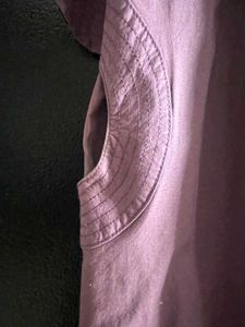 “Mauve Peter Pan Collar Tunic"