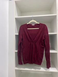 Women’s Burgundy Top
