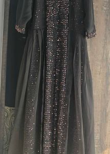 Elegant Black Sequin Gown