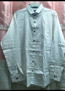 Classic White Men's Shirt