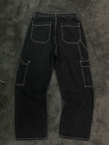 Black Cargo Jeans