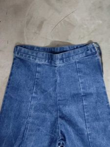 Blue Denim Bell Bottom Jeans