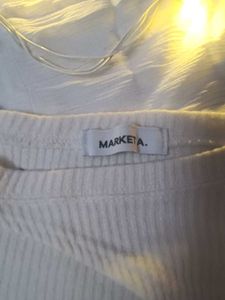 Cozy Ribbed White Pullover Sweater