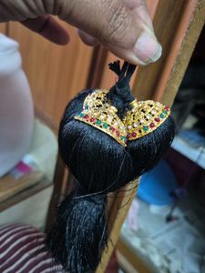 Gold Plated Kundan Hair Accessories