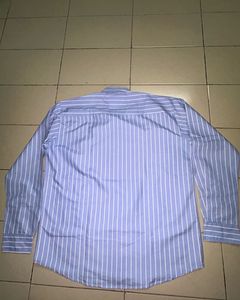 blue stripe shirt