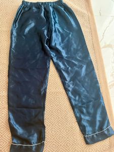 Satin Sleep Nightsuit - Blue