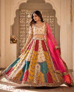Vibrant Patchwork Lehenga Choli Set