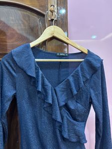 Sparkly Ruffle Detail Dress